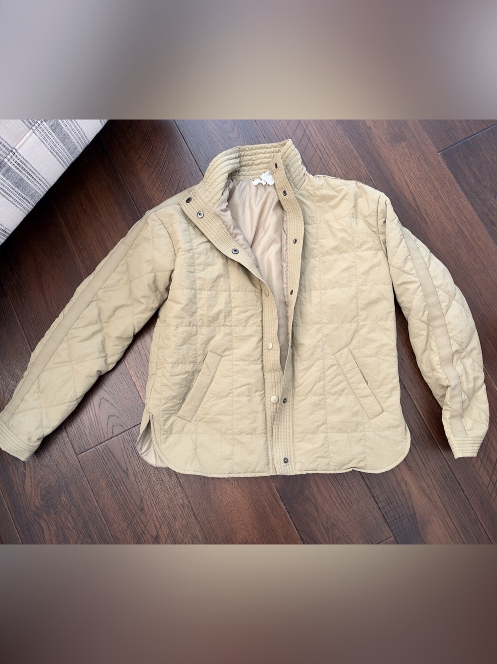 Quilted Jacket in olive